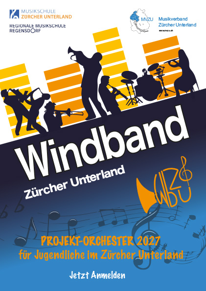 Flyer WINDBAND ZÜRCHER UNTERLAND